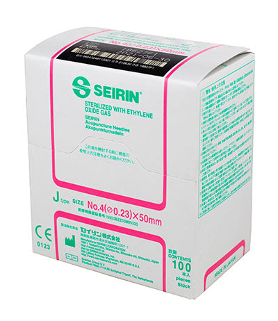 Seirin J-Type Acupuncture Needles, size , box of 100 needles