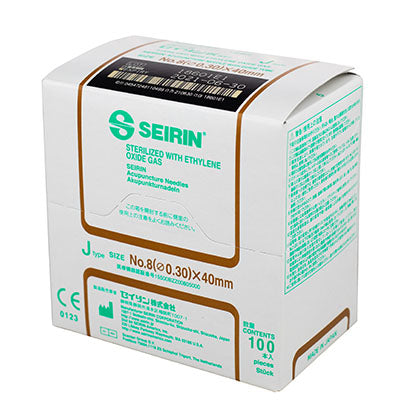Seirin J-Type Acupuncture Needles, size , box of 100 needles