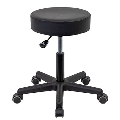 CanDo pneumatic stool without back, black