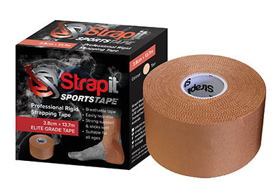 Strapit Sports Strapping Tape - Retail Pack, tan