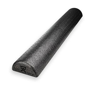 CanDo Foam Roller - Black Composite - Extra Firm