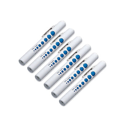 ADLITE Disposable Penlight, 6/pkg, Pupil Gauge, White